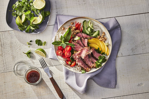 Salade exotique de bœuf thaï grillé