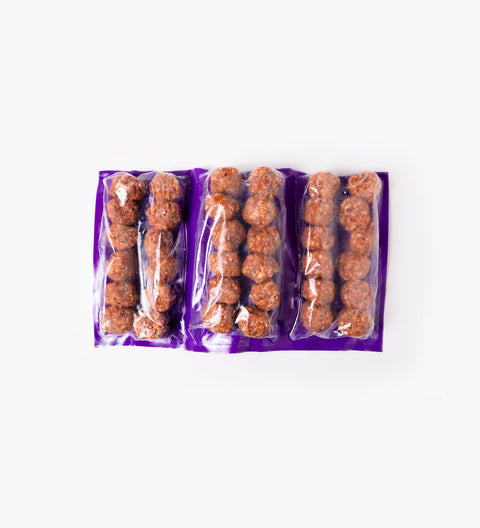Boulettes de veau assaisonnées (3 sacs de 12 boulettes - 3 x 456 g) Congelé