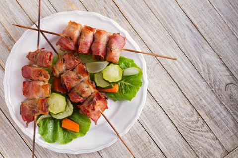 Foie de veau enveloppé de bacon