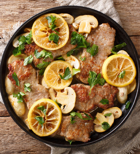 Escalope veau de lait (8 escalopes de 115 g - poids 920 g par sac) Congelé